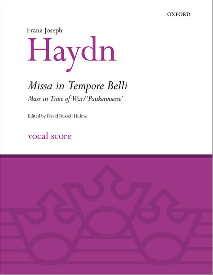 Missa in Tempore Belli (Mass in Time of War/Paukenmesse) - F. J. Haydn