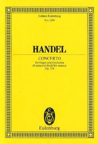 Organ concerto No. 10 D minor op. 7/4 HWV 309 - Handel, George Frideric