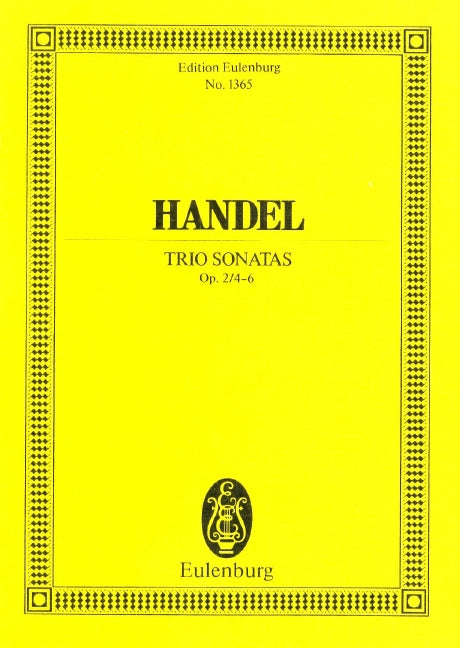 Trio Sonatas op. 2/4-6 - Handel, George Frideric