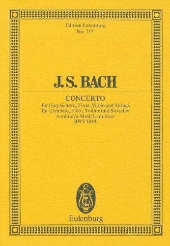 Triple Concerto A minor BWV 1044 - Bach, Johann Sebastian