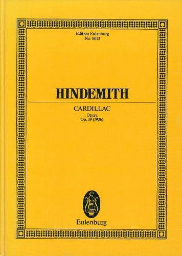 Cardillac op. 39 - Hindemith, Paul