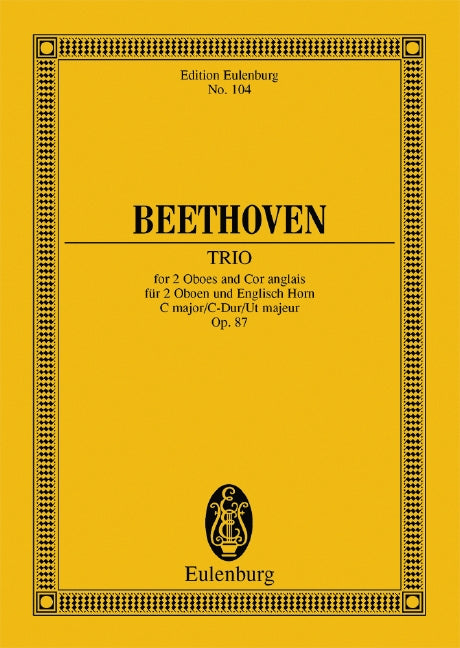 Trio C major op. 87 - Beethoven, Ludwig van