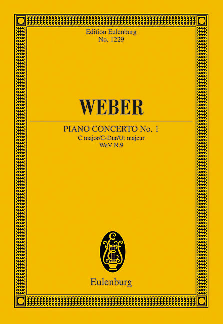 Concerto No. 1 C major WeV N.9  Weber, Carl Maria von