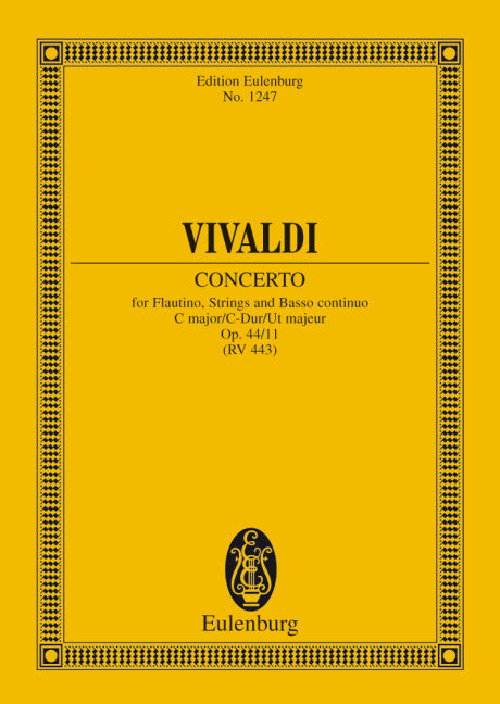 Concerto C major op. 44/11 RV 443 / PV 79 - Vivaldi, Antonio