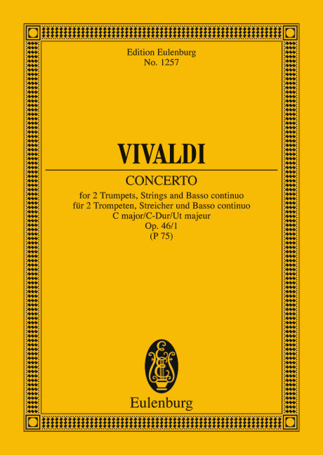 Concerto C major op. 46/1 RV 537/PV 75 - Vivaldi, Antonio