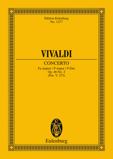 Concerto F Major op. 46/2 RV 569 / PV 273 - Vivaldi, Antonio