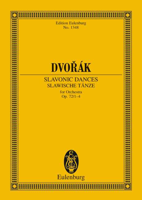 Slavonic Dances op. 72/1-4 B 147 - Dvorák, Antonín