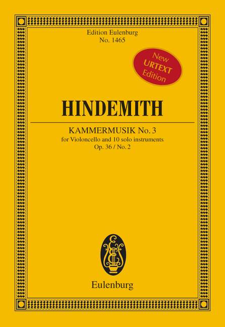 Chamber music No. 3 op. 36/2 - Hindemith, Paul