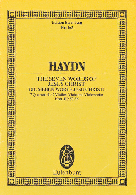 The Seven words of Jesus Christ op. 51 Hob. III: 50-56 - Haydn, Joseph