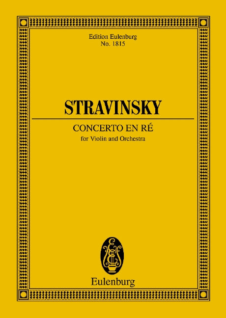 Concerto en ré (Concerto in D) - Stravinsky, Igor