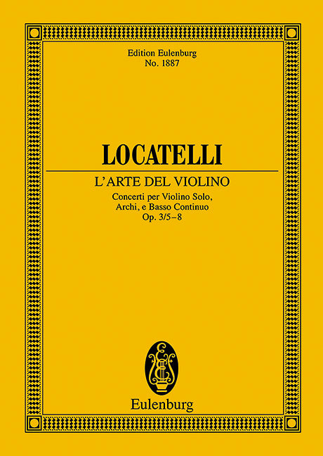 L'Arte del Violino op. 3 Vol. 2 - Locatelli, Pietro Antonio