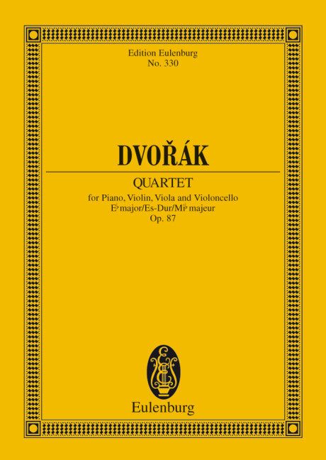 Piano Quartet Eb major op. 87 B 162 - Dvorak Antonín