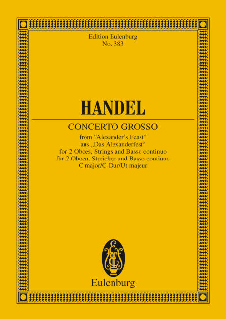 Concerto grosso C major HWV 318 - Handel, George Frideric