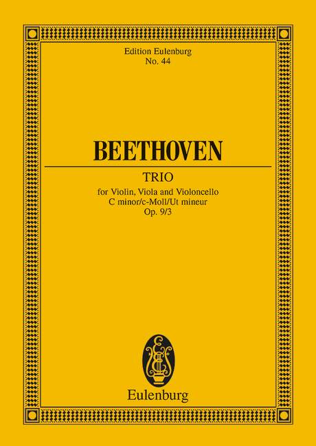 Trio C minor op. 9/3 - Beethoven, Ludwig van