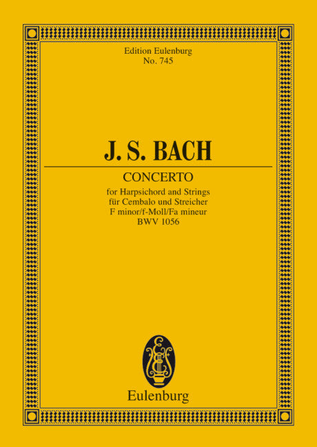 Concerto F minor BWV 1056 - Bach, Johann Sebastian