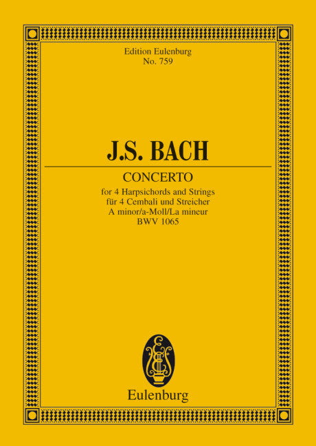 Concerto A minor BWV 1065 - J. S. Bach