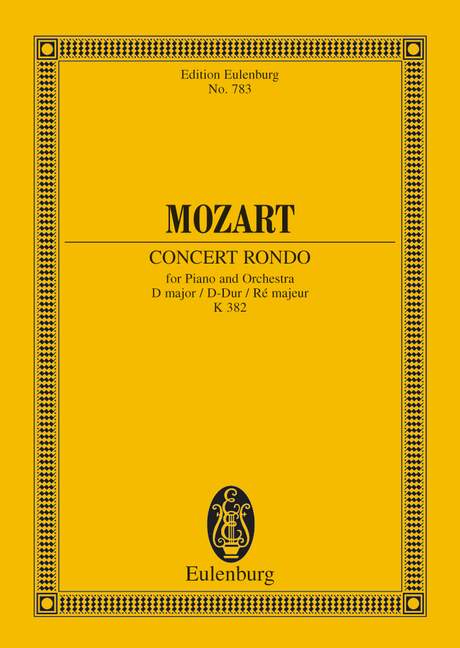 Concert Rondo D major KV 382 - Mozart, Wolfgang Amadeus