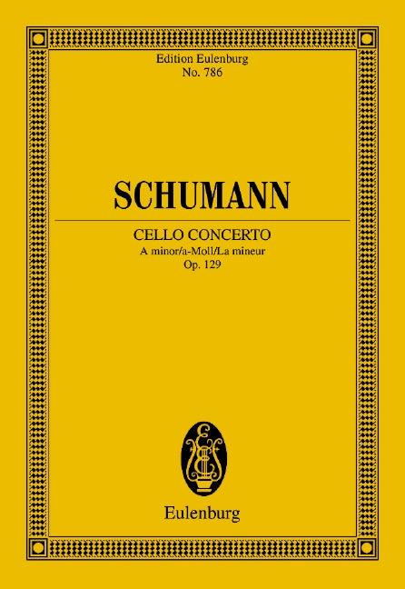 Concerto A minor op. 129 - Schumann, Robert