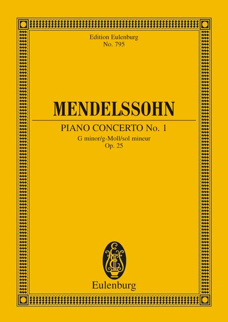 Concerto No. 1 G minor op. 25 - Mendelssohn Bartholdy, Felix