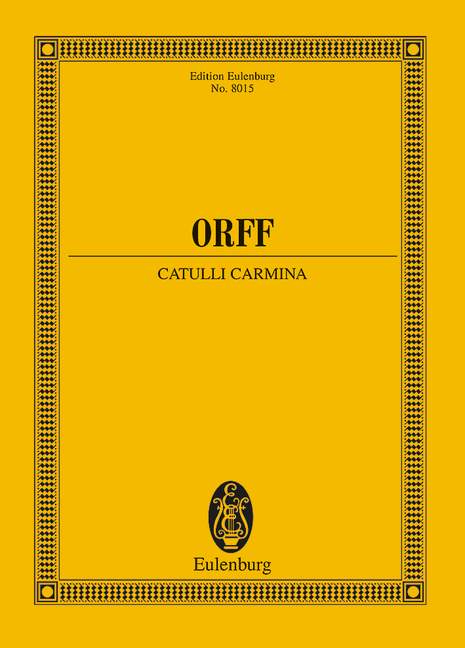 Catulli Carmina - Orff, Carl