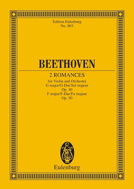 2 Romances G major and F major op. 40/50 - Beethoven, Ludwig van