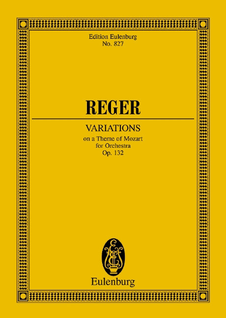 Variations and Fugue op. 132 - Reger, Max