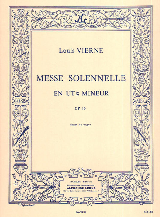 Messe Solennelle en ut mineur - Louis Vierne