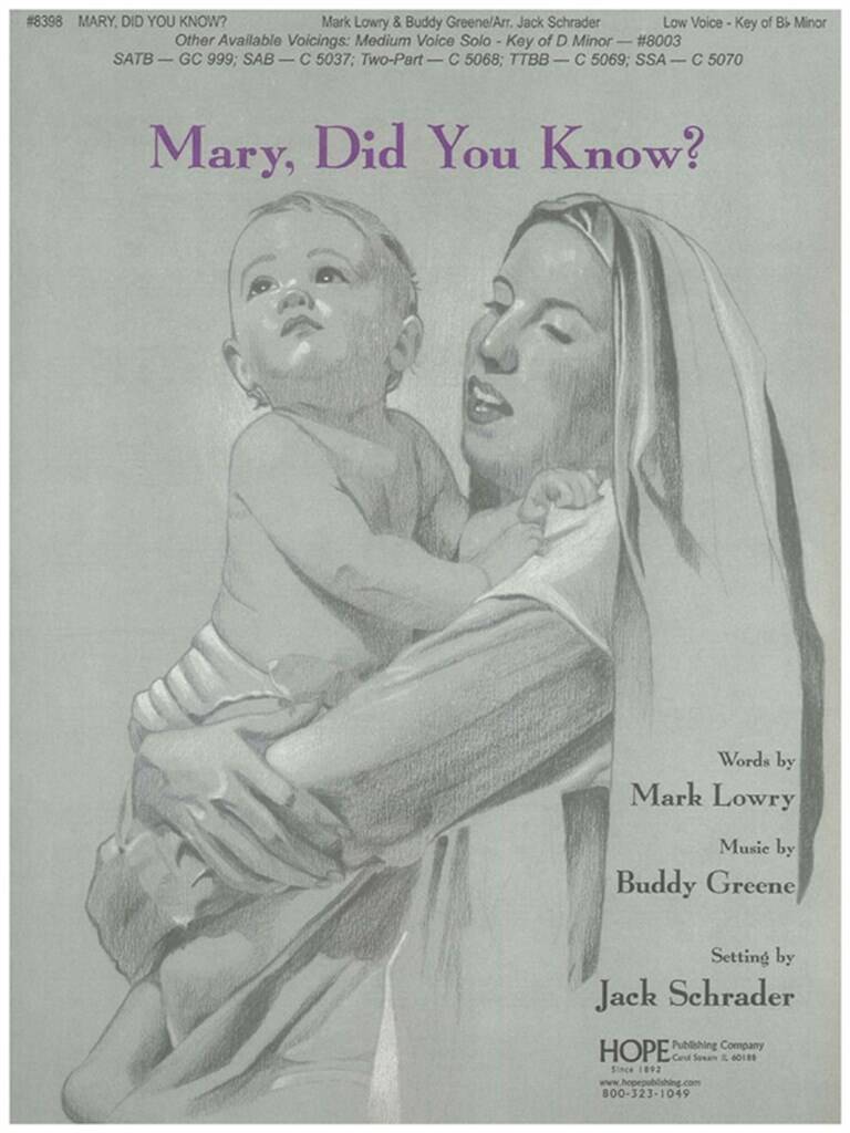 Mary, Did You Know? - Lowry/Greene
