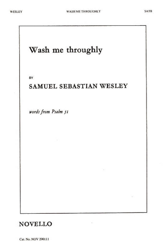 Wash Me Throughly - S. S. Wesley