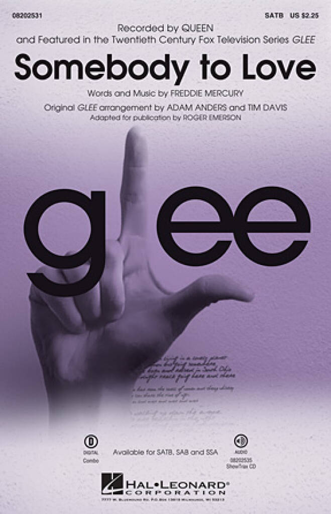Somebody To Love (from Glee) - Queen
