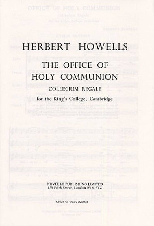 Communion Service (Collegium Regale) - H. Howells