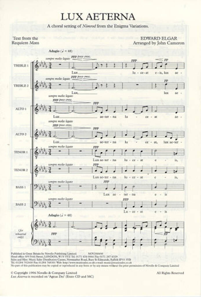 Lux Aeterna - Edward Elgar